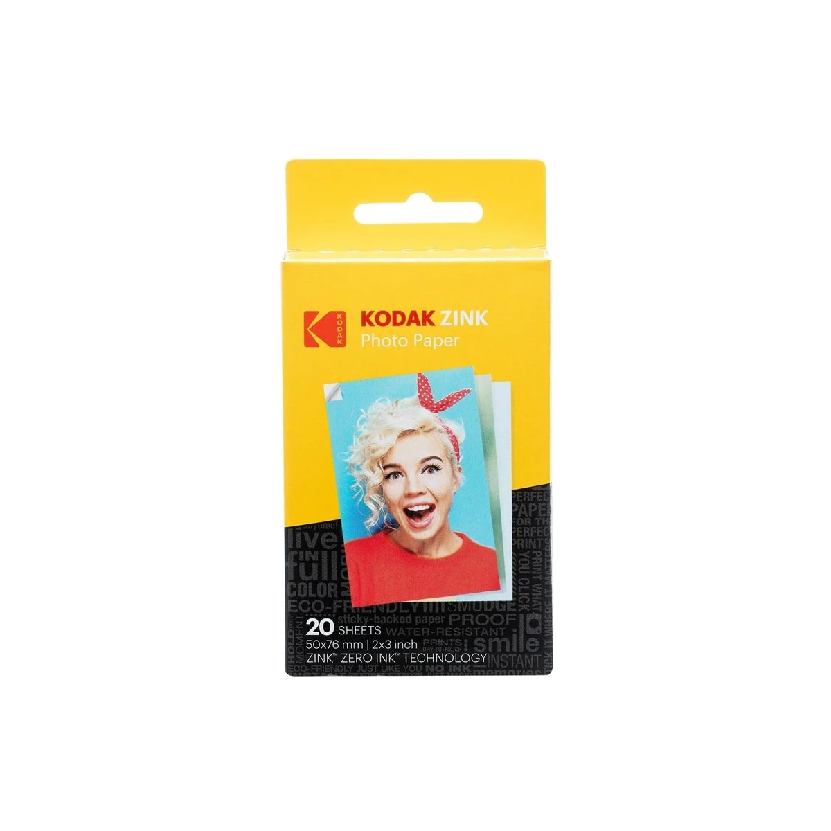 Kodak Zink Paper 2×3 inches Pack 20 sheets
