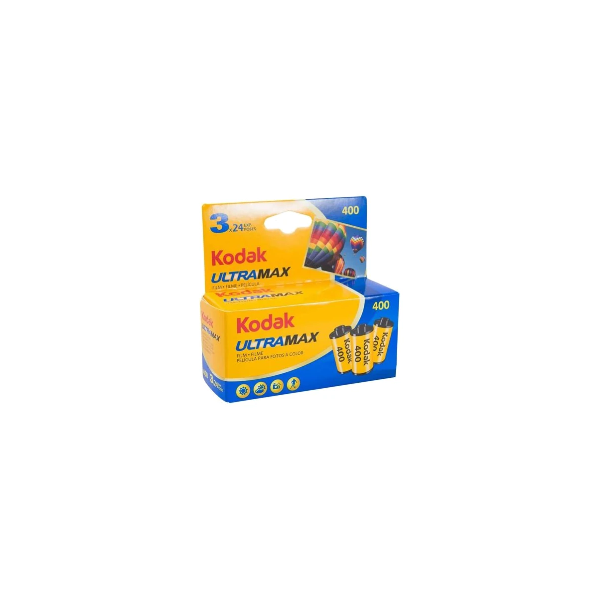 Kodak Ultra Max GC 400-24 Color Negative Film 35mm Tripack
