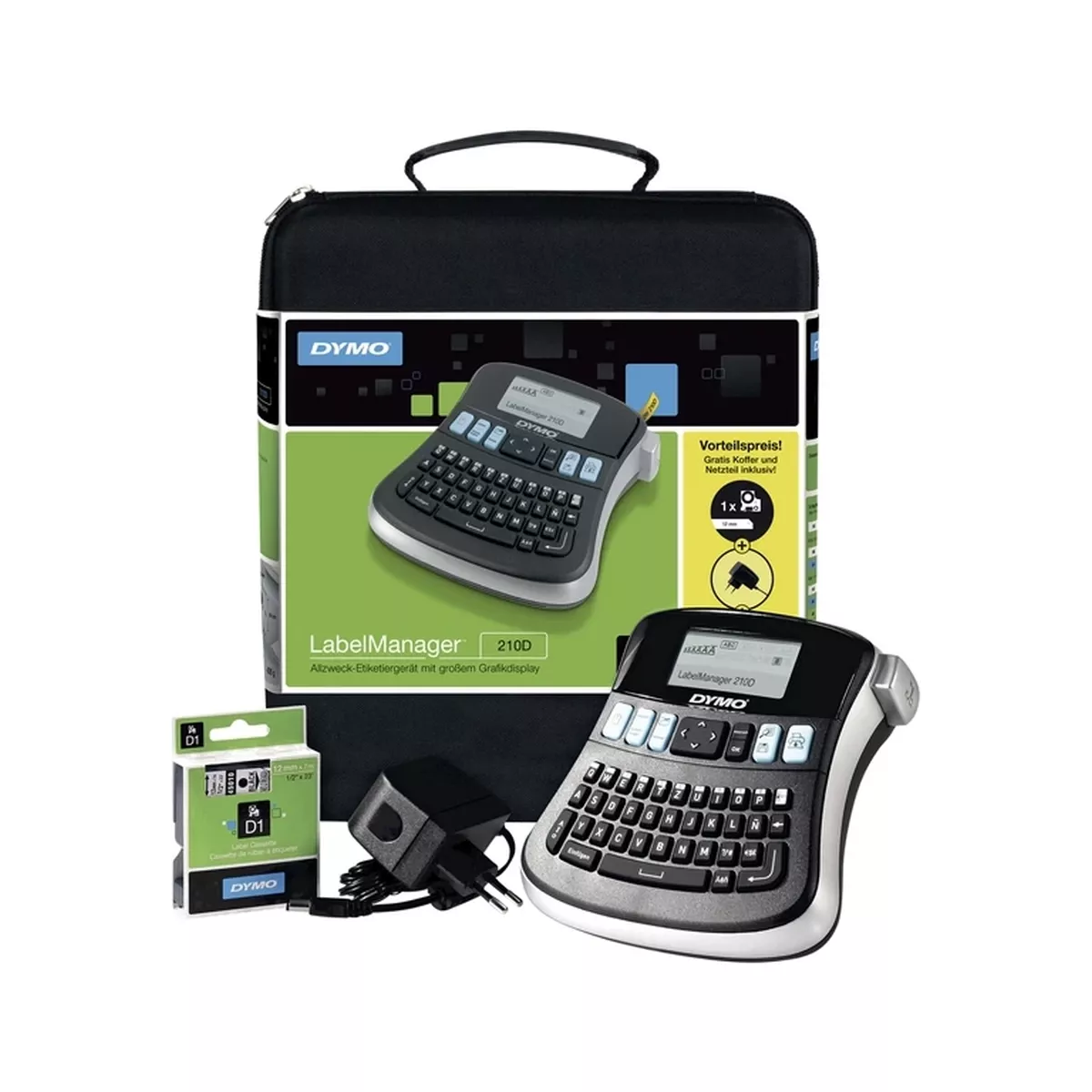 DYMO LabelManager 210D+ Label Maker Kit (2094492)