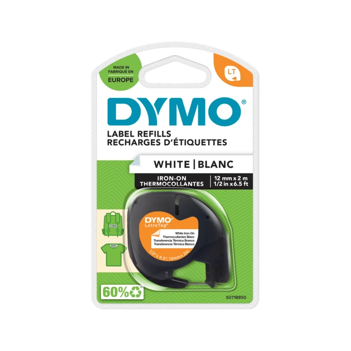 IRON-ON TAPE W./S.EUR (iron-on white)