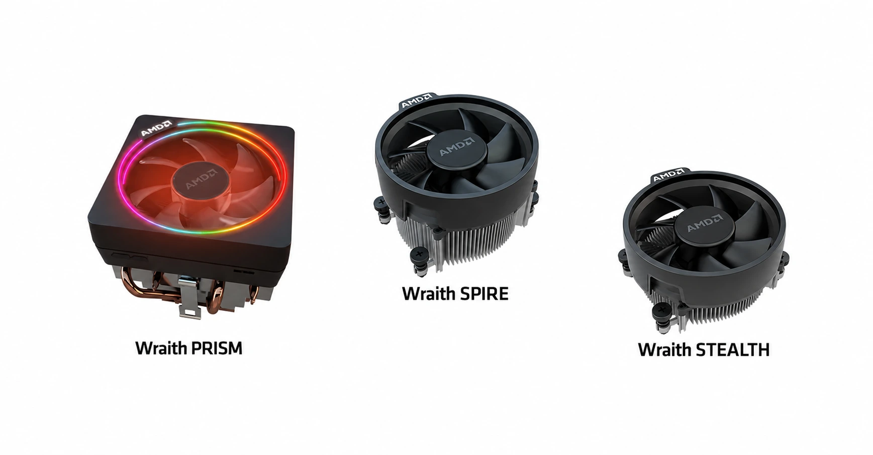 AMD Wraith Prism RGB AM4/AM5 Heatsink Cooler