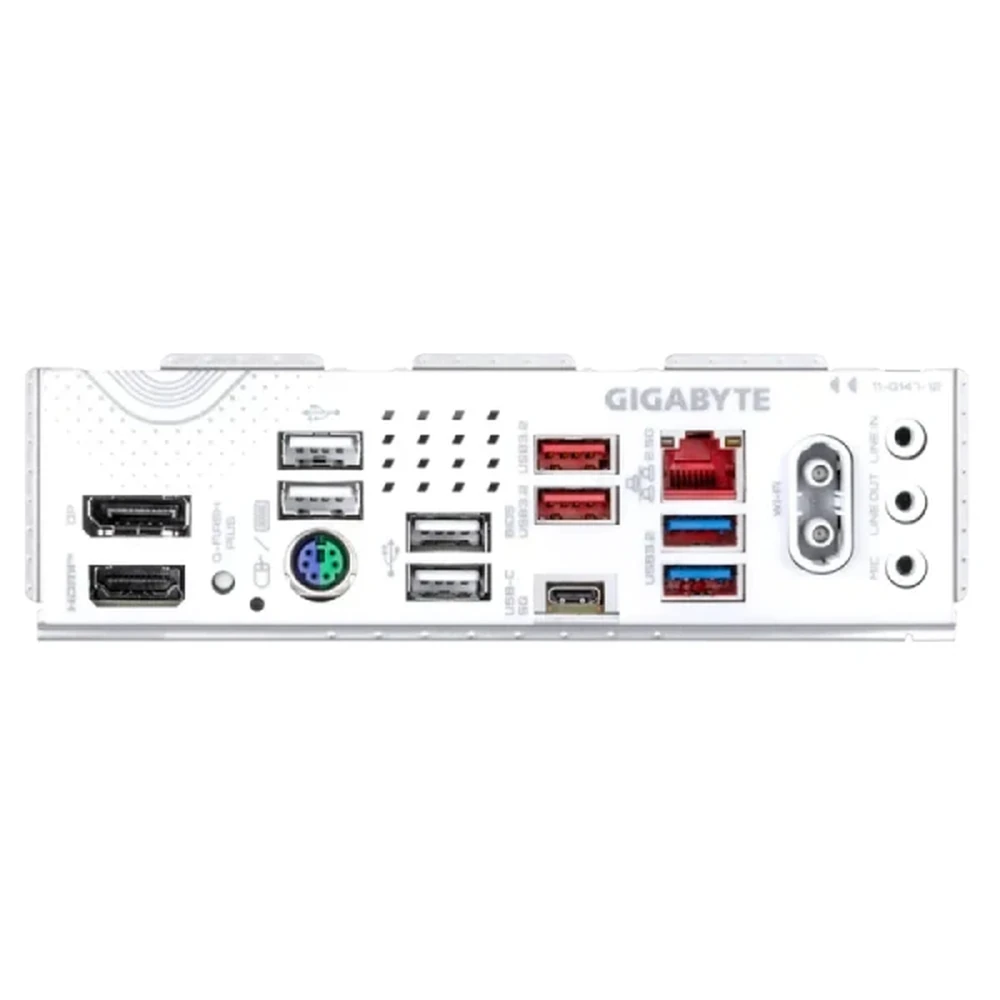 GIGABYTE B850 EAGLE WIFI7 ICE Motherboard - AMD Ryzen 9000 Series CPUs, 8+2+2 Phases Digital VRM, up to 8200MHz DDR5 (OC), 1xPCIe 5.0 + 2xPCIe 4.0 M.2, WIFI 7, 2.5 GbE LAN, USB 3.2 Gen 2