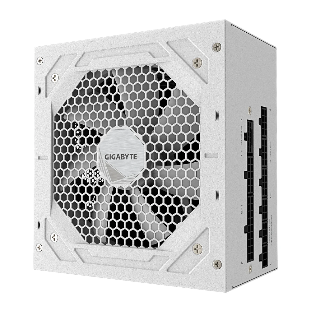 Gigabyte UD750GM PG5 V2 80 Plus Gold Fully Modular 750w PCIe 5.0 Power Supply Unit, ATX 3.1, 12VHPWR GPU Connector, Flat Cables, 10 Year Warranty