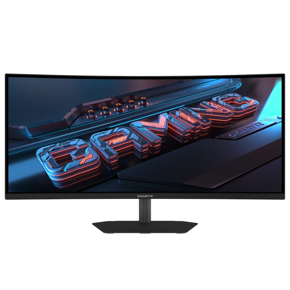 Gigabyte G34WQCP 34″ WQHD Curved Gaming Monitor – 3440 x 1440, 1500R, 180Hz, 1ms, 350 cd/m2, AMD FreeSync Premium, DisplayHDR 400, HDMI 2.0, DisplayPort 1.4