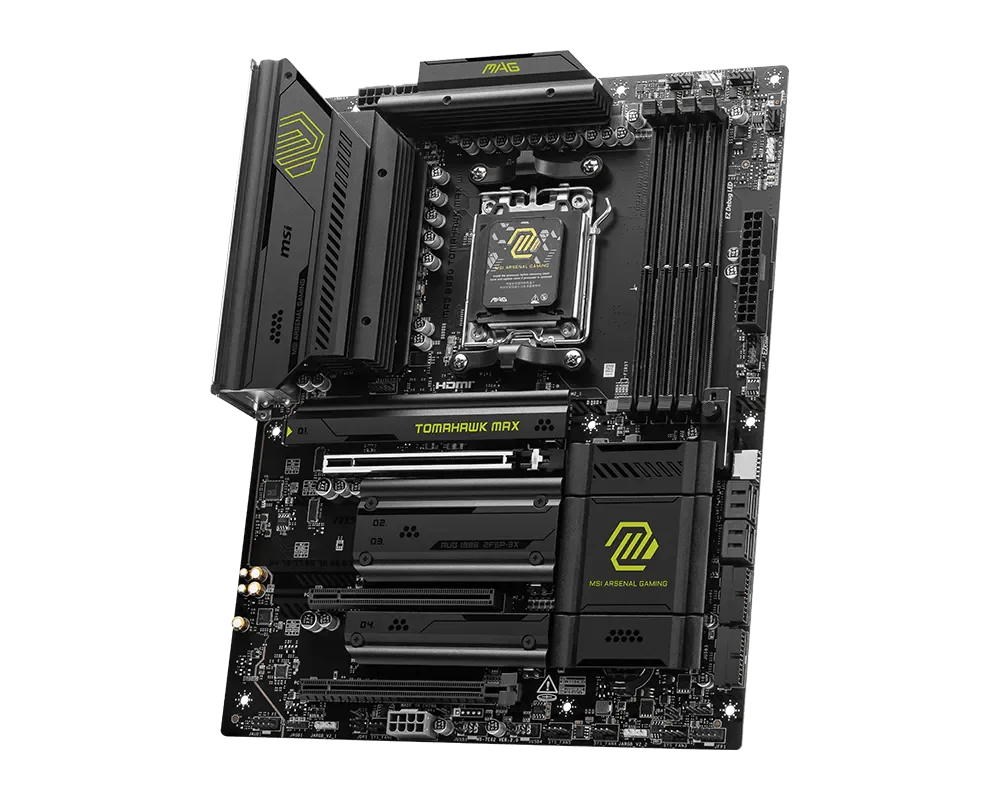 MSI MAG B850 TOMAHAWK MAX WIFI Motherboard AMD B850 Socket AM5 ATX