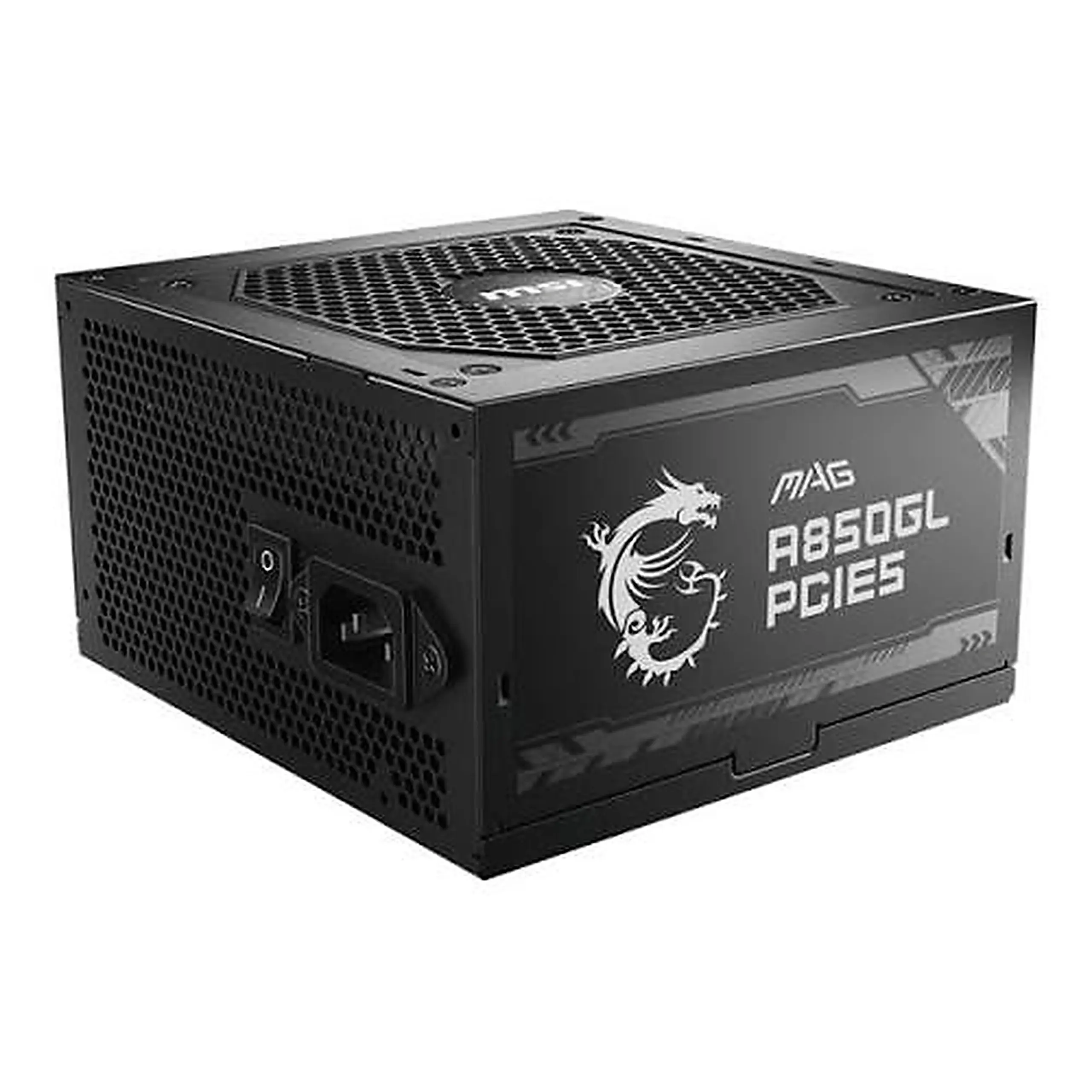 MSI MAG A850GL PCIE5 Power Supply Unit 850 W 20+4 Pin ATX ATX Black