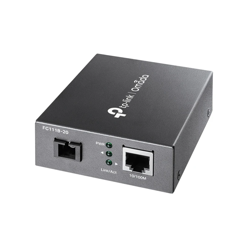 10/100 Mbps RJ45 to 100 Mbps Single-mode SC WDM Bi-Directional Fiber Converter