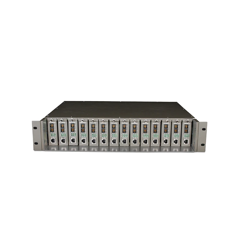14 slot media converter chassis