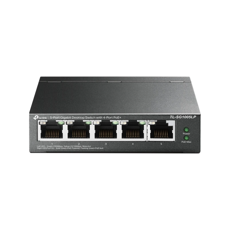 5-Port Gigabit Desktop Switch with 4-Port PoE+