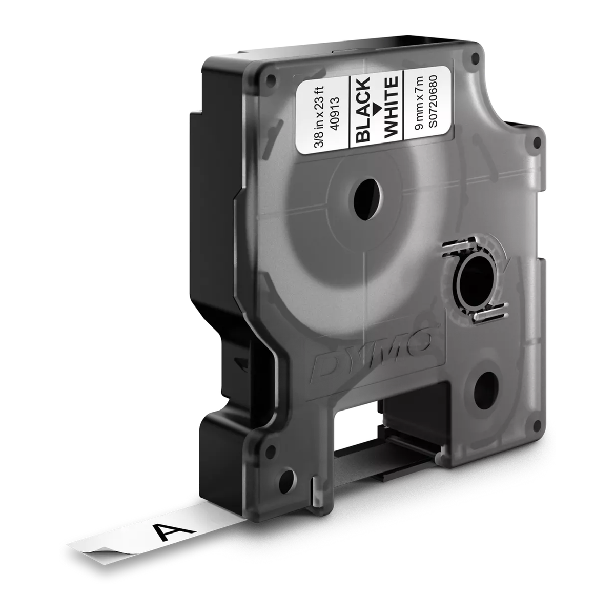 Dymo D1 cassette, 9mmx7m, black/white