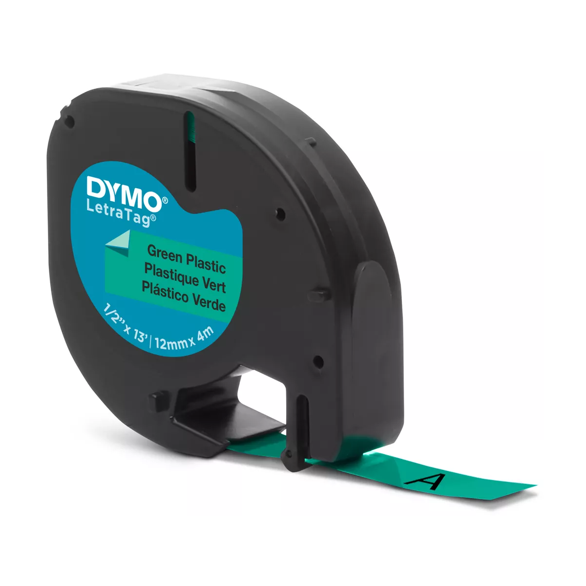 Dymo LETRATAG TAPE PLAST GREEN UK/F – green
