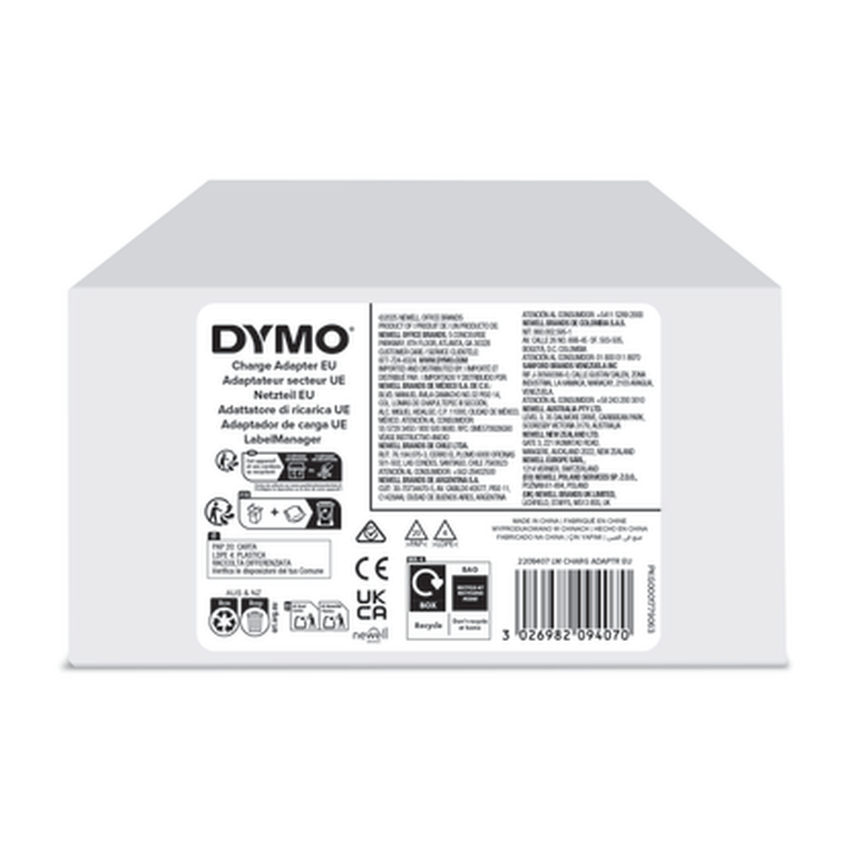 Dymo LM Charging adapter: LM280/360D/420P