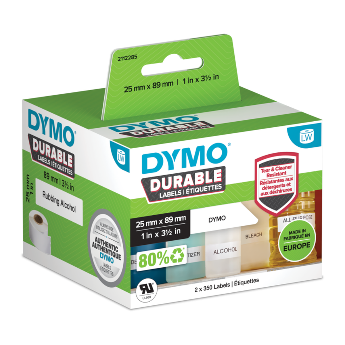 Dymo Durable label (25mm x 89mm)