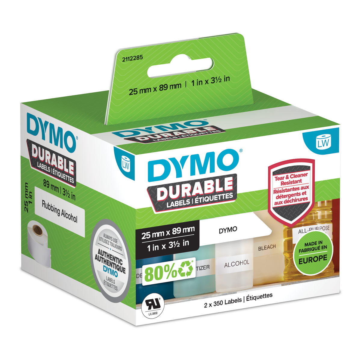 Dymo Durable label (25mm x 89mm)