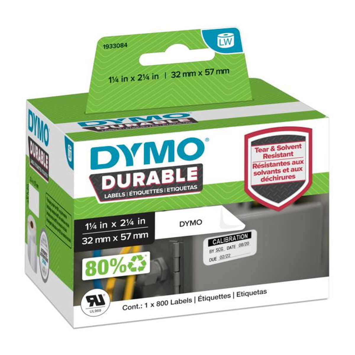 Dymo Durable medium multi-purpose label (57mm x 32mm)