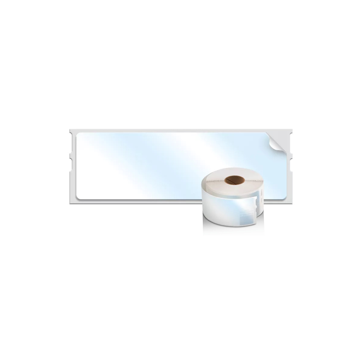 Dymo LW label, transparent, 89x36mm, 260 labels/roll