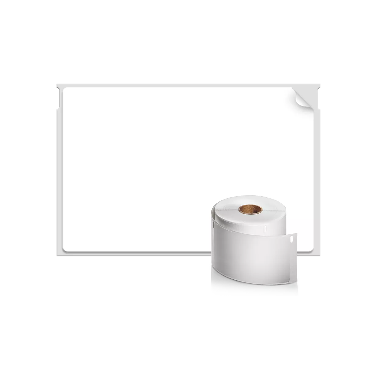 Dymo LW label, white paper, 101x54mm 220 labels/roll Value Pack 12 pcs