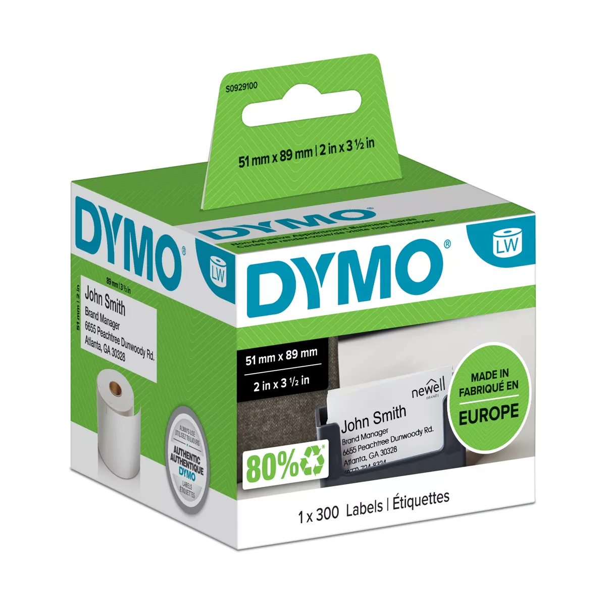 Dymo Patient chart/name badge labels (300)