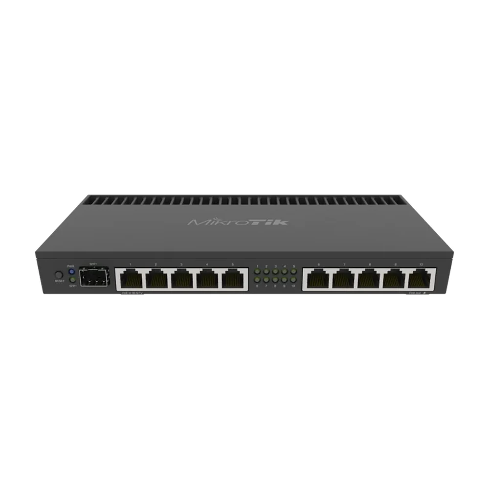 MikroTik RB4011 Ethernet 10-Port Gigabit Router (RB4011iGS+RM)