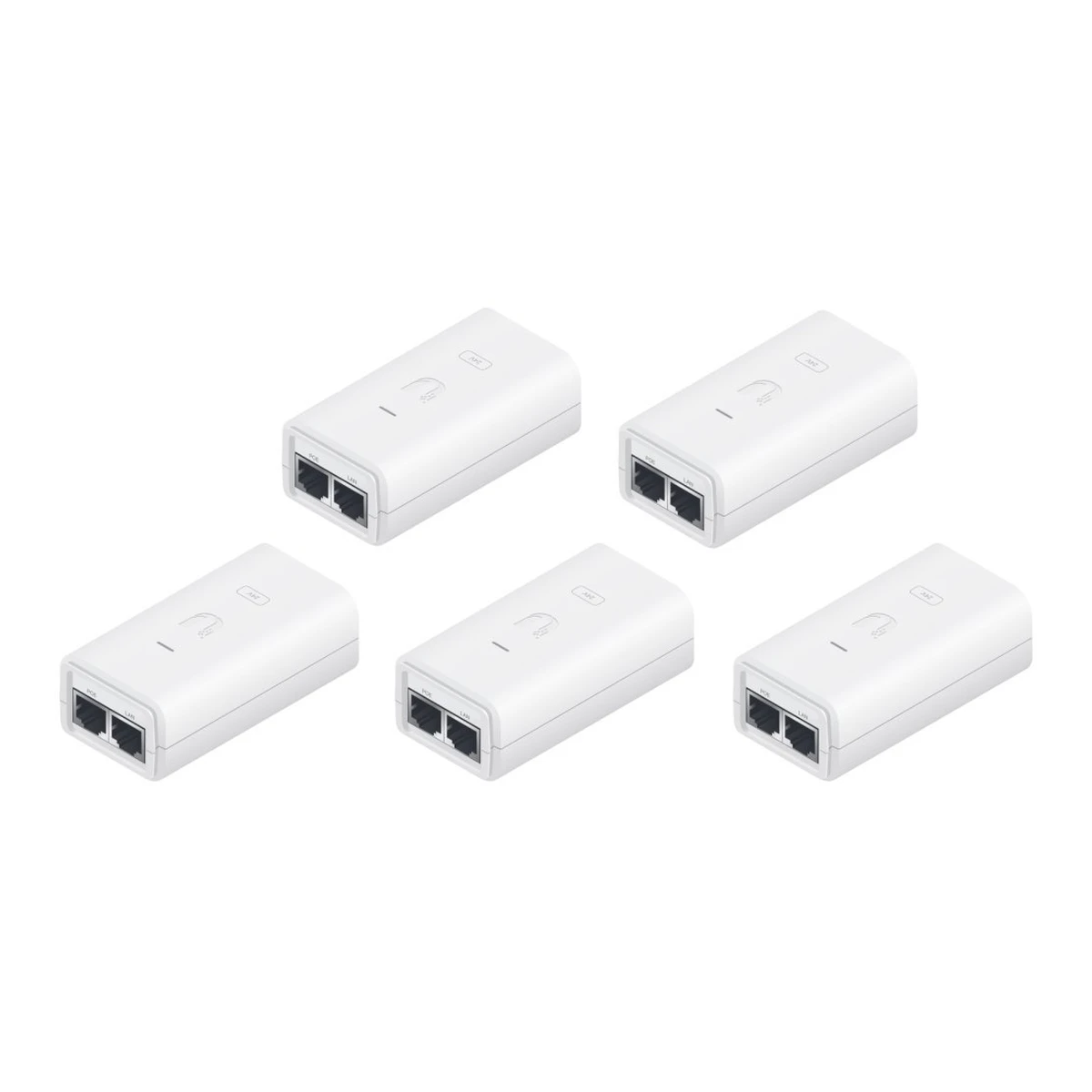 Ubiquiti POE-24-24W-5P, Gigabit PoE Injector, 24V/1A (24W), 5-Pack