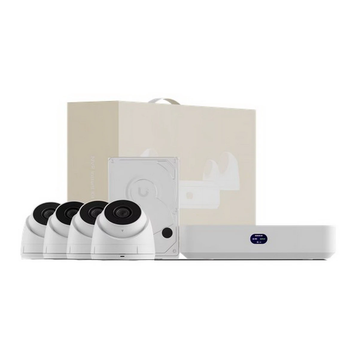 Ubiquiti Network Video Recorder Instant Kit, kit with 4 cameras