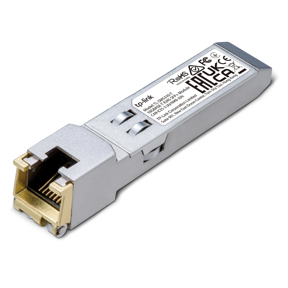 TP-Link Omada 10GBASE-T RJ45 SFP+ Module — 10Gbps RJ45 Copper Transceiver