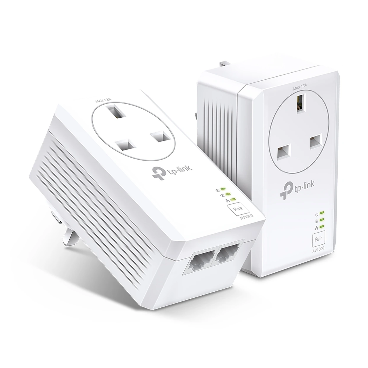 TP-Link AV1000 Gigabit Passthrough Powerline Starter Kit with Two Gigabit Ports