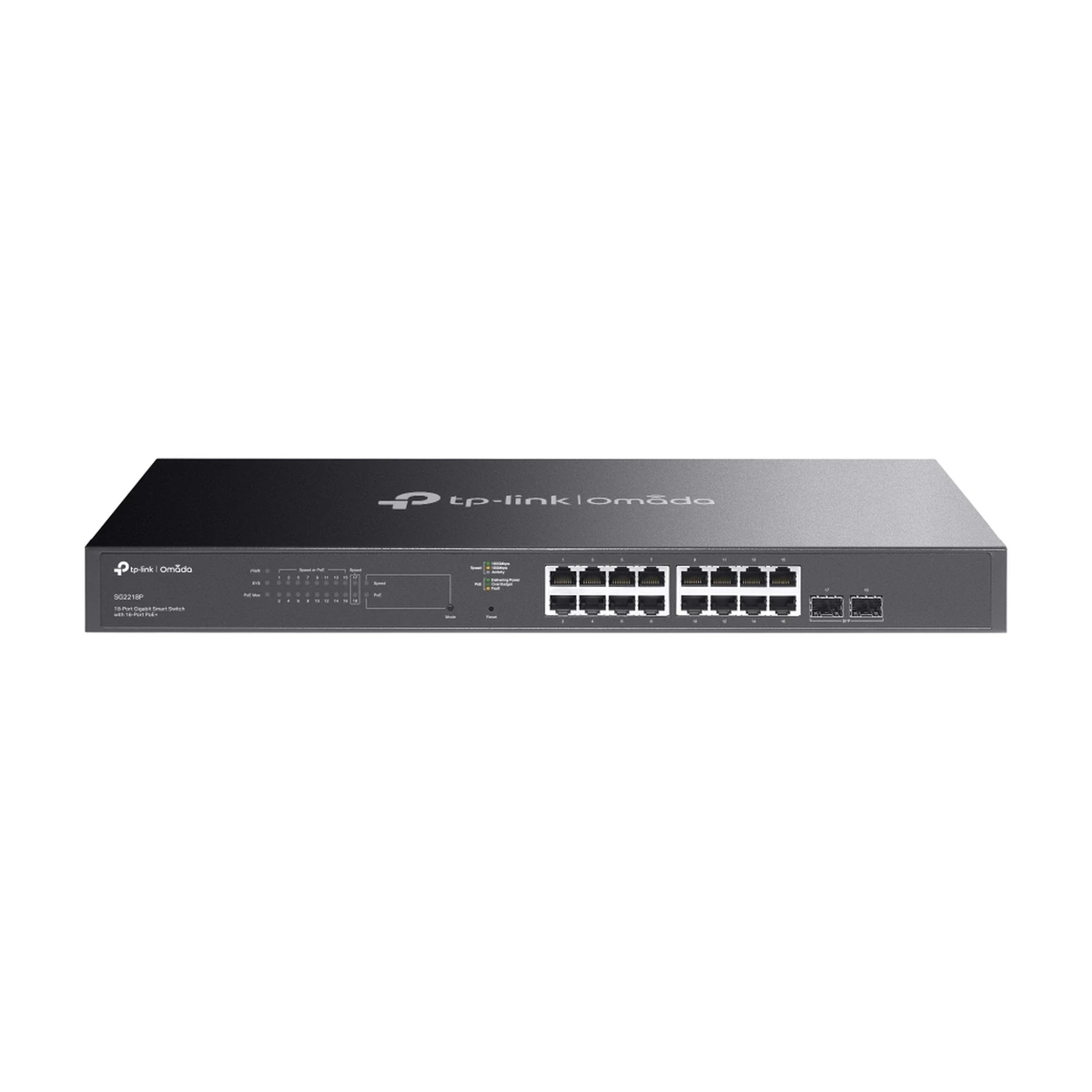 TP-Link JetStream™ 18-Port Gigabit Smart Switch with 16-Port PoE+