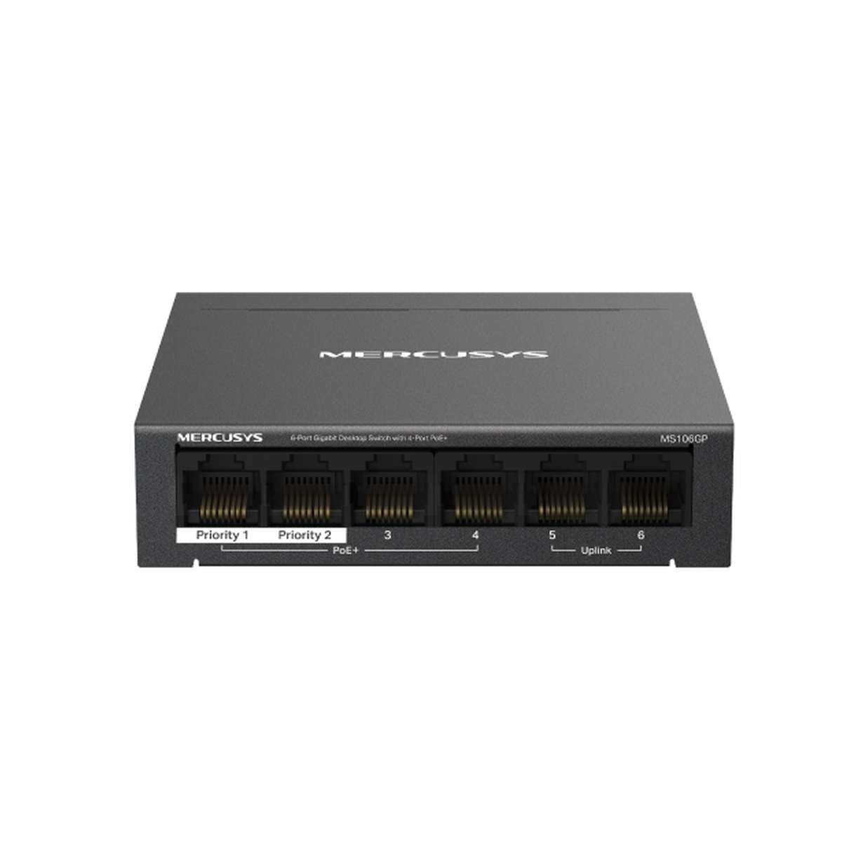 TP-Link Mercusys MS106GP 6-Port Gigabit Desktop Switch with 4-Port PoE+