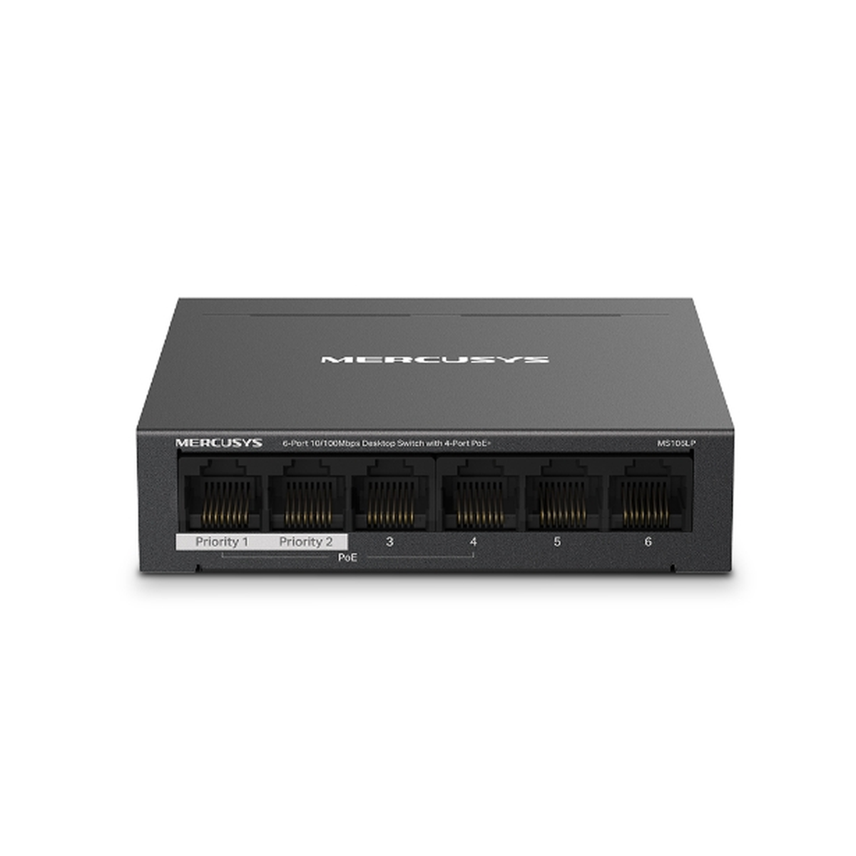TP-Link Mercusys MS106LP 6-Port 10/100Mbps Desktop Switch with 4-Port PoE+