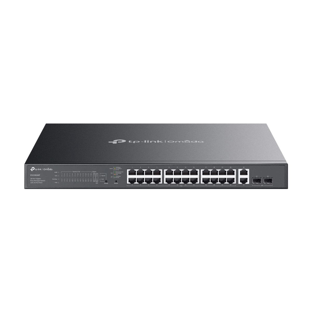 TP-Link Omada 28-Port Gigabit Easy Managed Switch with 24-Port PoE+ (ES228GMP)