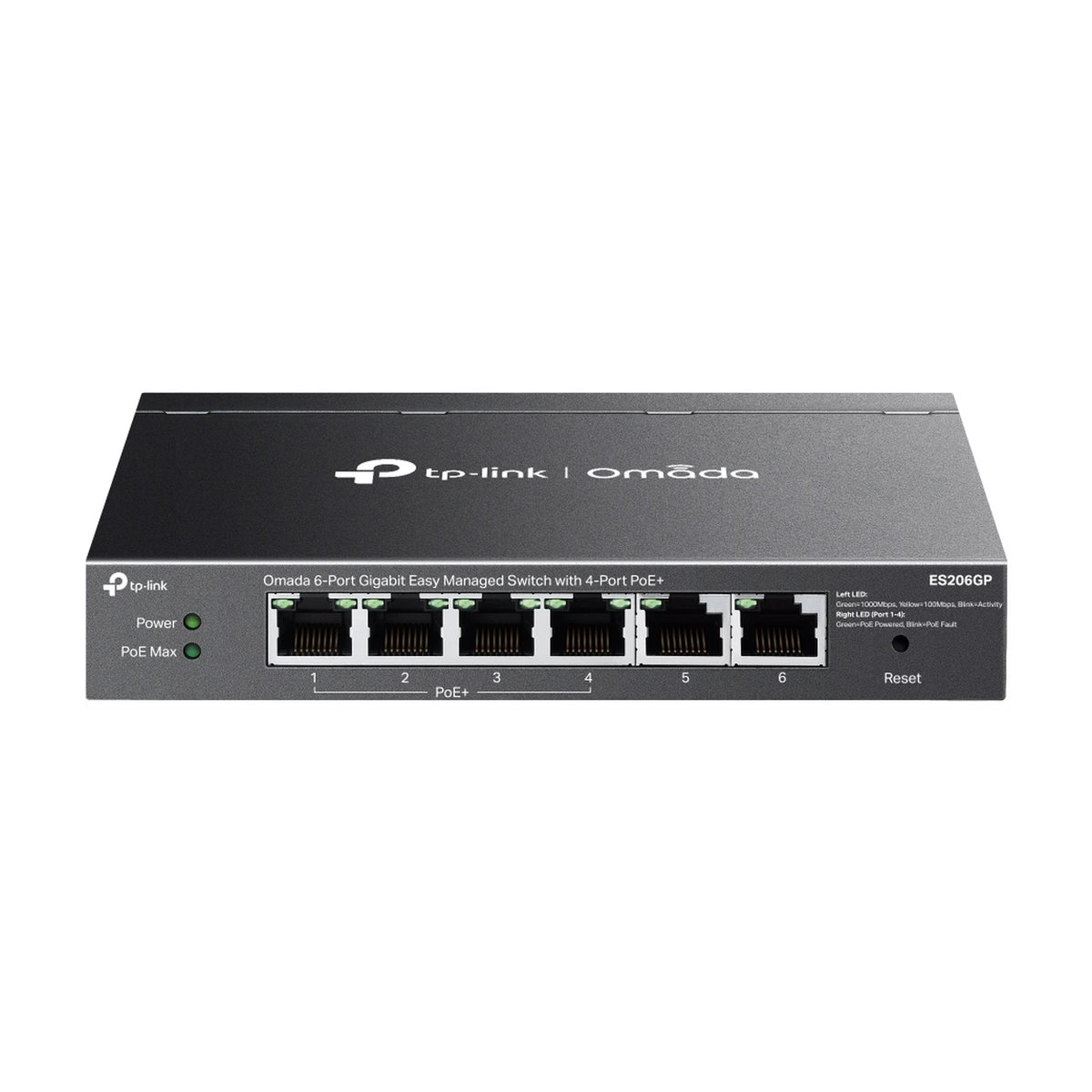 TP-Link Omada 6-Port Gigabit Easy Managed Switch with 4-Port PoE+