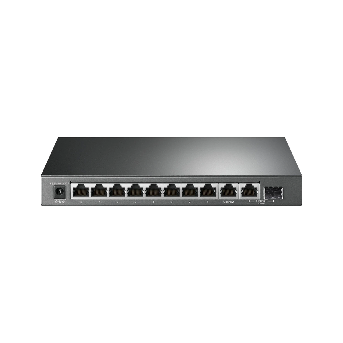 TP-Link 10-Port Gigabit Desktop Switch with 8-Port PoE+ — 123 W PoE Power