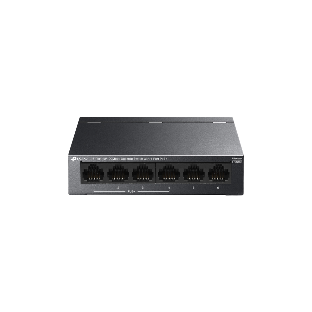 TP-Link 6-Port 10/100Mbps Desktop Switch with 4-Port PoE+