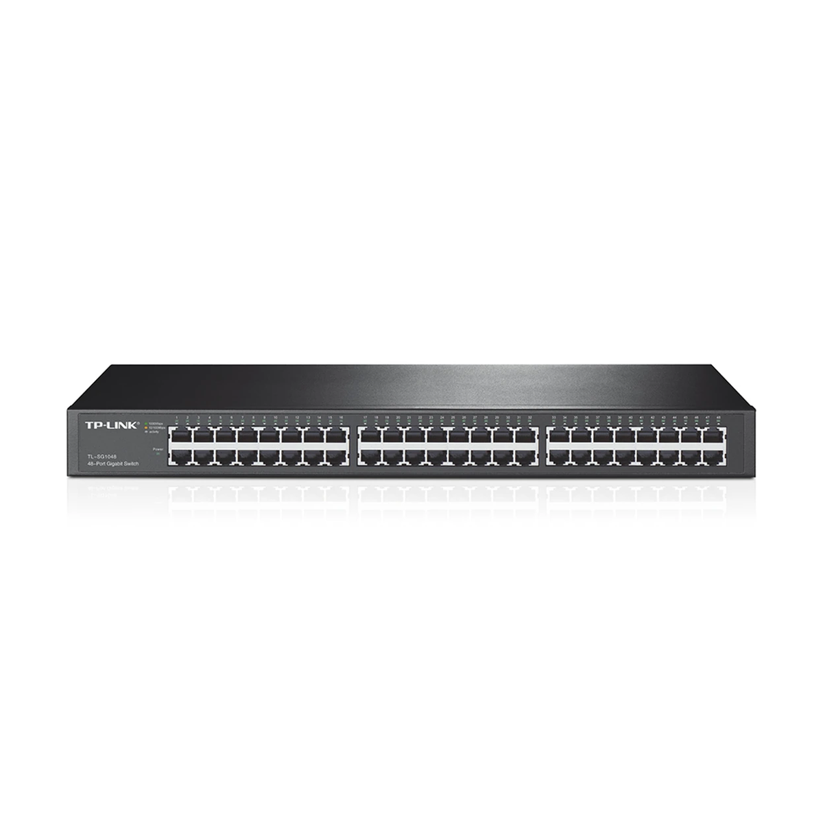 TP-Link 48-port Gigabit Switch, 48 10/100/1000M RJ45 ports, 1U 19-inch rack-mountable steel case