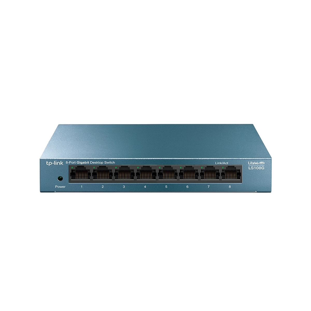 TP-Link LiteWave 8-Port Gigabit Desktop Switch, 8 Gigabit RJ45 Ports, Desktop Steel Case