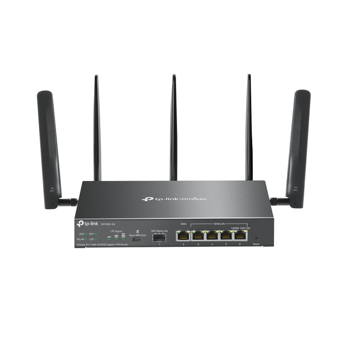TP-Link PORT: 1× Gigabit SFP WAN/LAN Port, 1× Gigabit RJ45 WAN Port, 4× Gigabit WAN/LAN RJ45 Ports