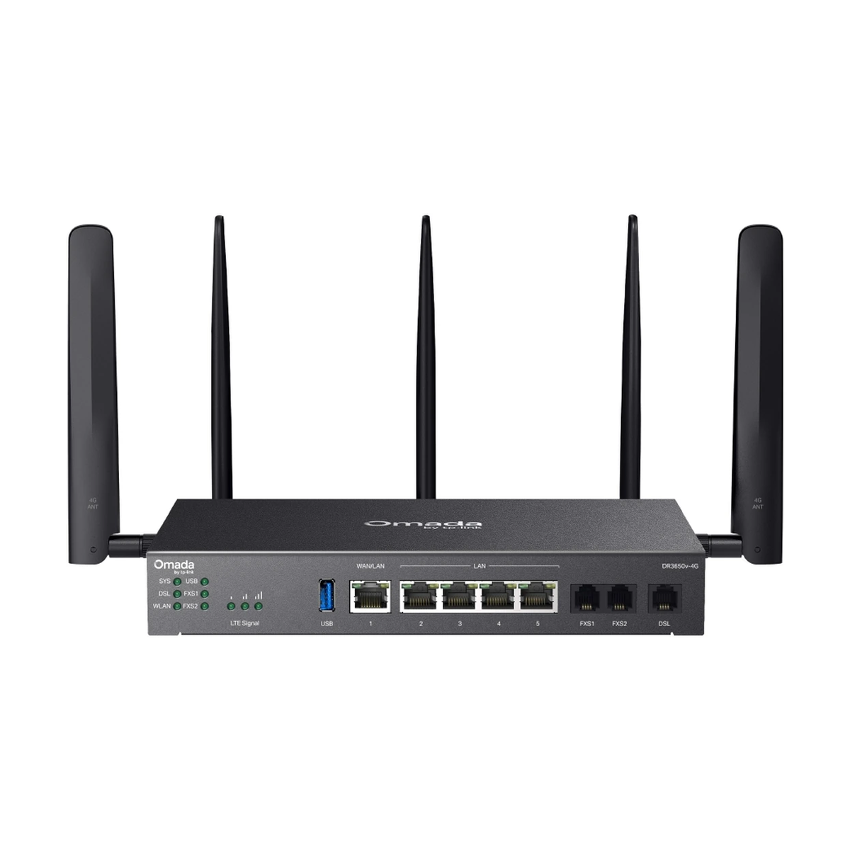 TP-Link Omada 4G+ Cat6 AX3000 Gigabit Desktop DSL Gateway — 1 × Gigabit WAN/LAN Port